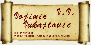 Vojimir Vukajlović vizit kartica